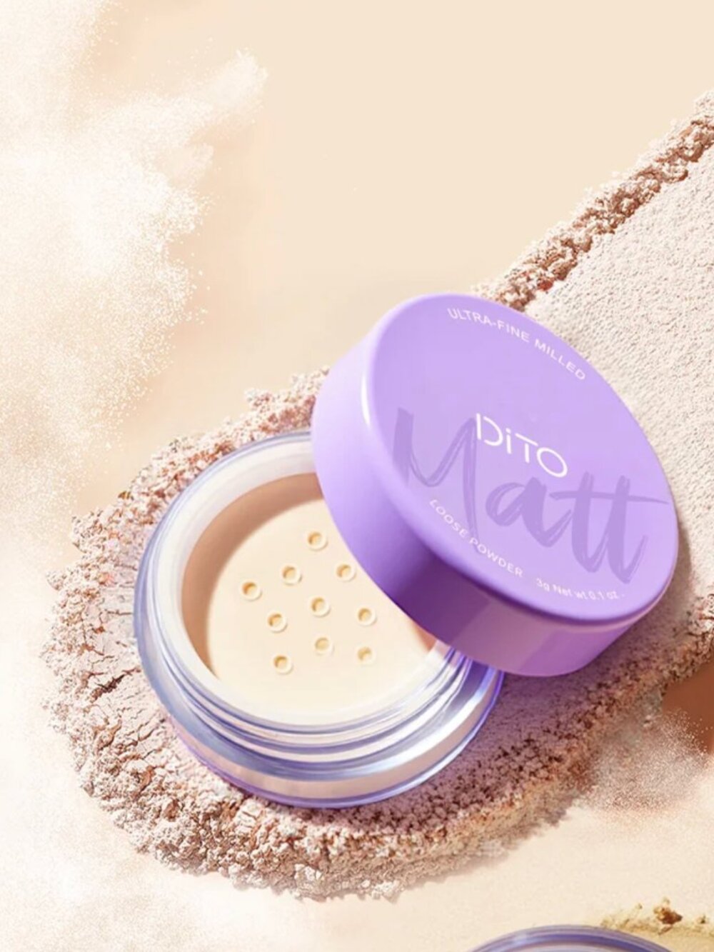 🌈4/$20 NIP DITO Ultra-Fine Milled Loose Powder Shade Translucent Full Size 3g